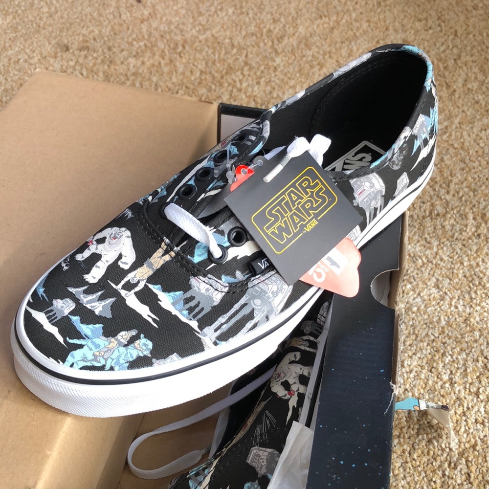 Vans Star Wars Darkside low tops.